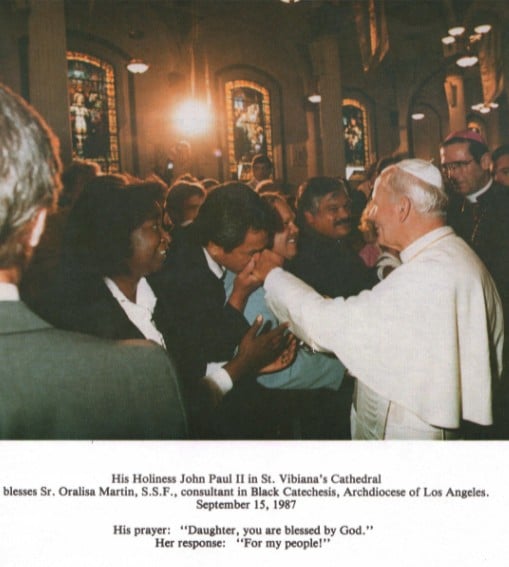 People with His Holiness John Paul II